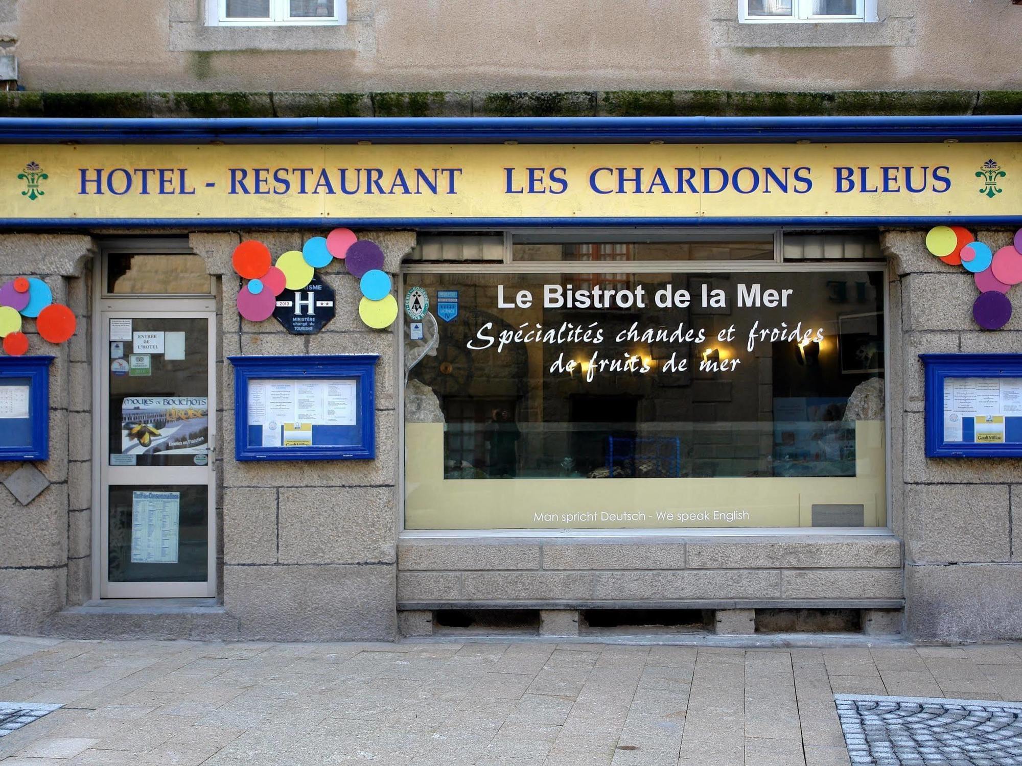 Logis Hotel Les Chardons Bleus Restaurant Le Bistrot De La Mer Roscoff Exterior photo